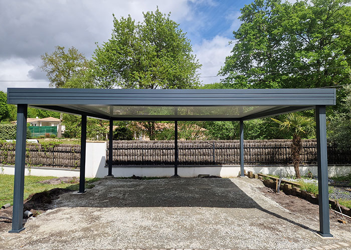 Construction carport sur la teste de buch
