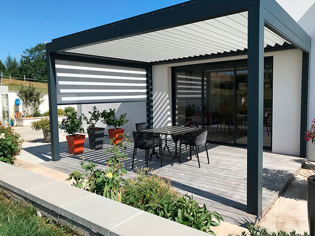 réalisation pergola sur ares