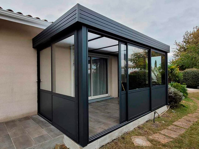 réalisation véranda sur la teste de buch